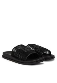 Calvin Klein Klapki Mesh Mule Slides HW0HW02889 Czarny. Kolor: czarny. Materiał: materiał #5