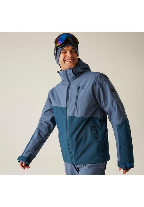 DARE 2B - Kurtka narciarska męska z membraną Halfpipe III Dare 2b. Kolor: niebieski. Materiał: poliester. Sezon: zima. Sport: narciarstwo