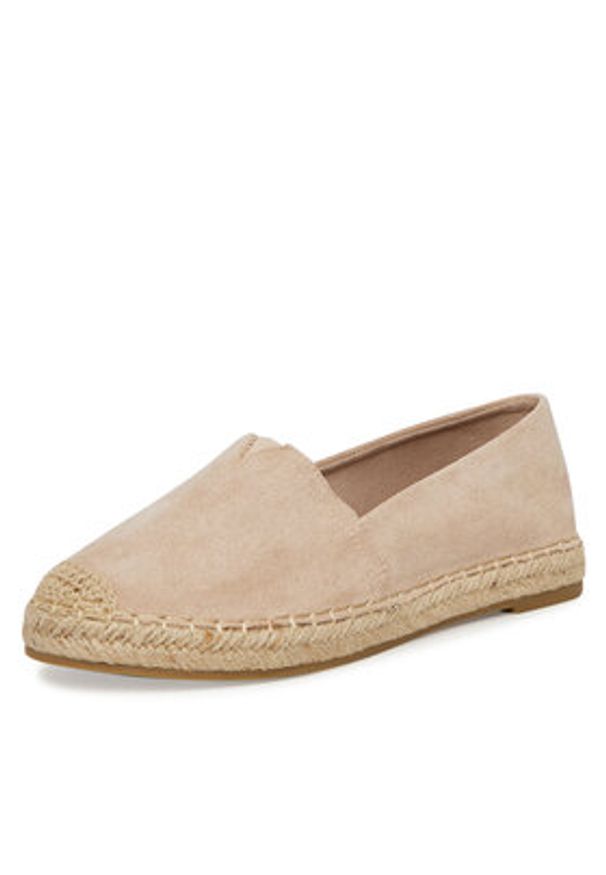Jenny - JENNY Espadryle WSS990-249 Beżowy. Kolor: beżowy. Materiał: materiał