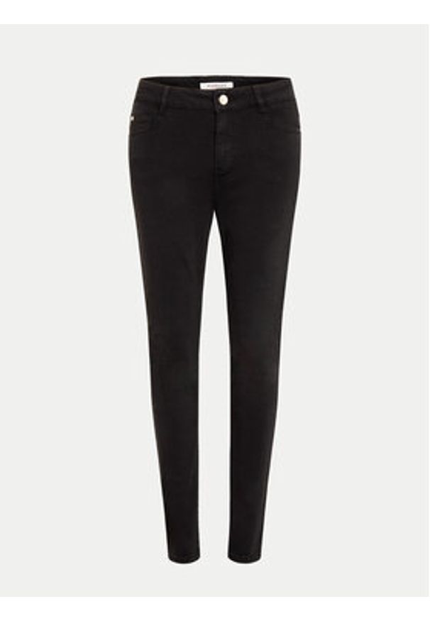 Morgan Jeansy 241-POLIA Czarny Skinny Fit. Kolor: czarny