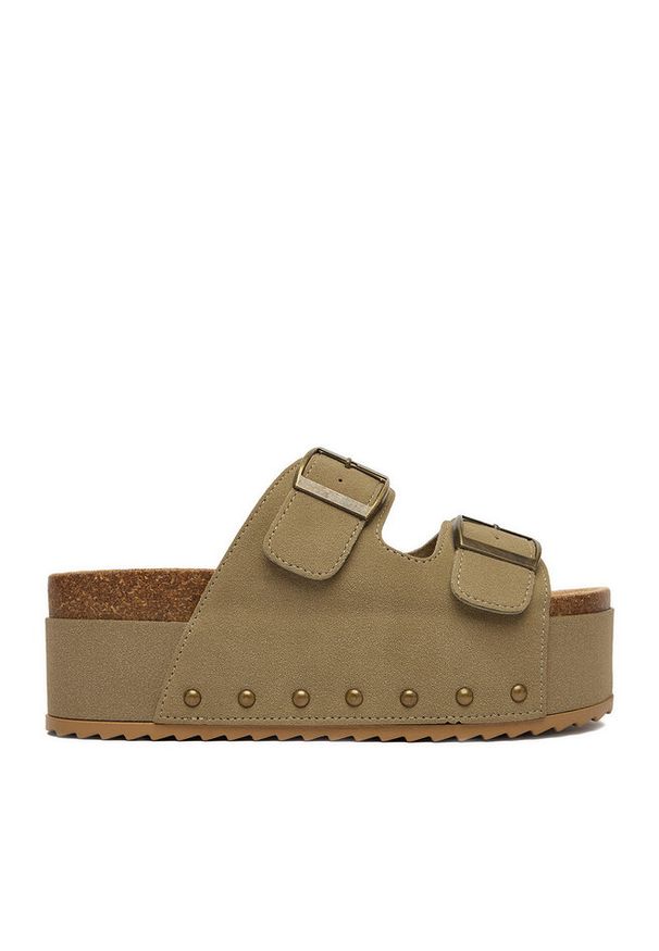 Klapki DeeZee. Kolor: beżowy