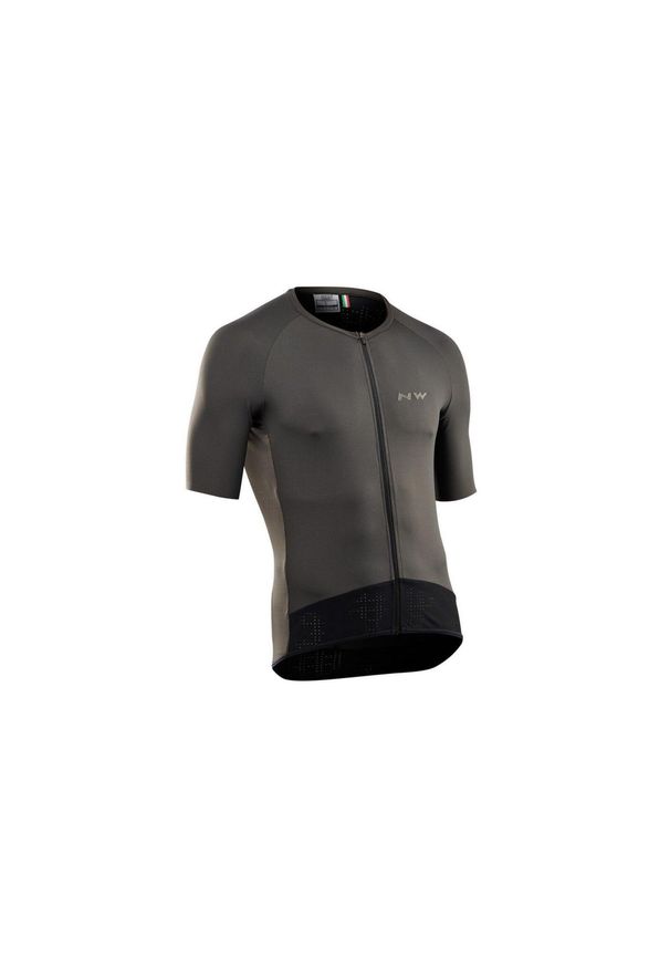 Koszulka rowerowa męskie NORTHWAVE ESSENCE JERSEY SHORT SLEEVE. Kolor: szary. Materiał: jersey. Sport: kolarstwo