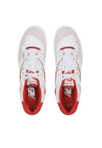 New Balance Sneakersy BB550STF Biały. Kolor: biały. Materiał: skóra #5
