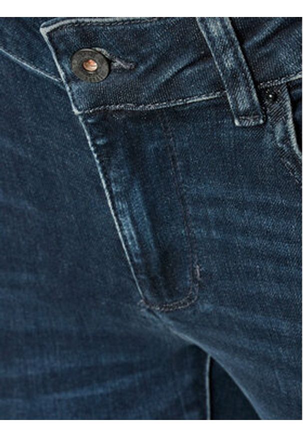 Mustang Jeansy Shelby 1013582 Granatowy Slim Fit. Kolor: niebieski