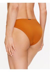 Calvin Klein Swimwear Dół od bikini KW0KW02044 Brązowy. Kolor: brązowy. Materiał: syntetyk #2