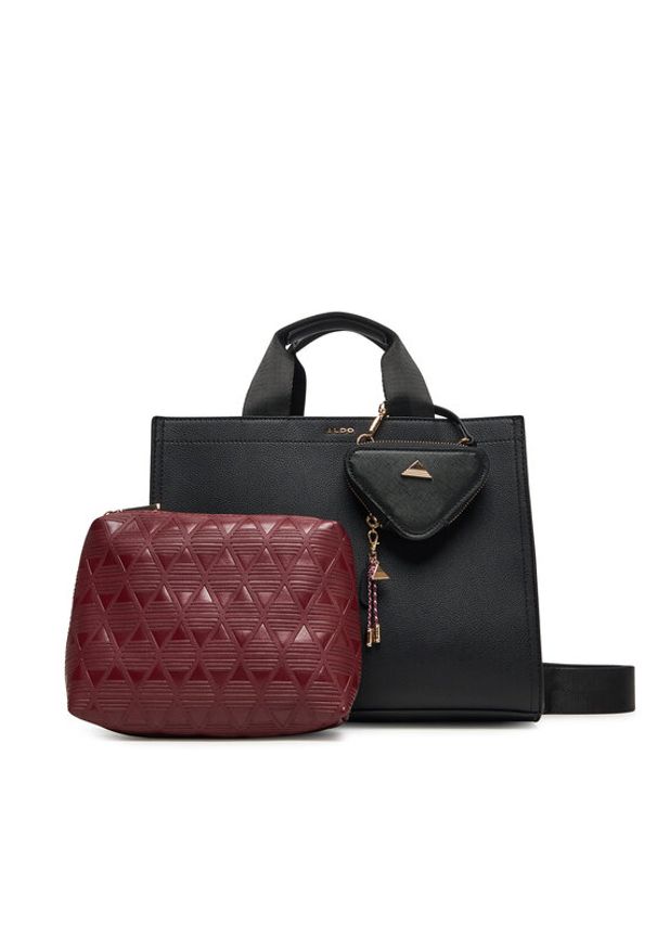 Aldo Torebka Mtl72tote 14076998 Czarny. Kolor: czarny. Materiał: skórzane