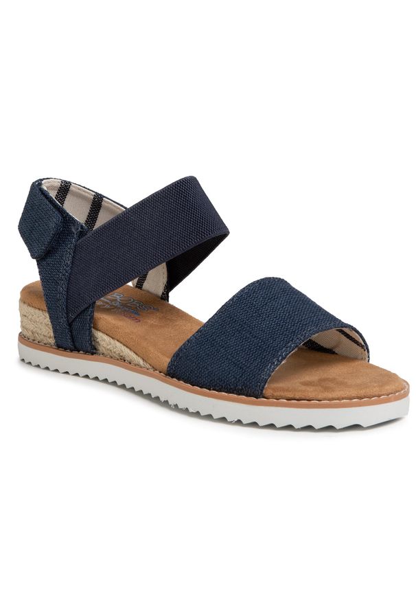 skechers - Espadryle Skechers BOBS Poppy Bloom 113005/NVY Navy. Kolor: niebieski. Materiał: materiał