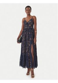 MICHAEL Michael Kors Sukienka letnia MS683HQKQ9 Granatowy Regular Fit. Kolor: niebieski. Materiał: syntetyk, bawełna. Sezon: lato #4