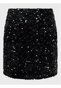 Glamorous Spódnica mini AN4315 Czarny Regular Fit. Kolor: czarny. Materiał: syntetyk #4