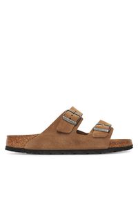 Klapki Birkenstock. Kolor: brązowy