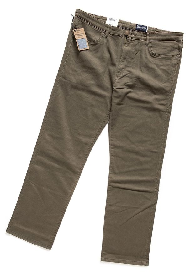 Wrangler - WRANGLER SPODNIE MĘSKIE ARIZONA ESPRESSO LIGHT W12OEB261. Materiał: materiał
