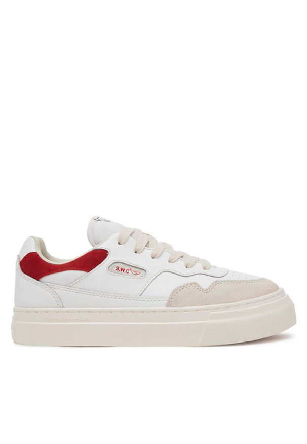 S.W.C Stepney Workers Club Sneakersy Pearl YA20410 Biały. Kolor: biały. Materiał: skóra