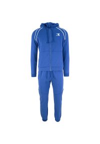 Diadora - Zestaw dresowy damski DIADORA L.TRACKSUIT HD FZ CORE. Kolor: niebieski. Materiał: dresówka