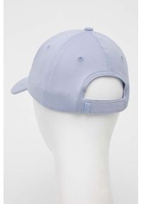 4f - 4F czapka z daszkiem kolor fioletowy gładka. Kolor: fioletowy. Wzór: gładki #4