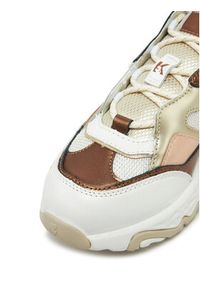 Karl Lagerfeld - KARL LAGERFELD Sneakersy Blaze KL62423M Złoty. Kolor: złoty. Materiał: skóra