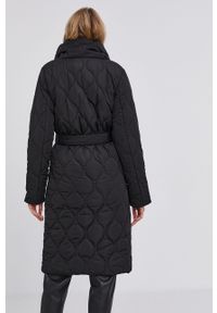 Answear Lab Płaszcz damski kolor czarny zimowy. Okazja: na co dzień. Kolor: czarny. Sezon: zima. Styl: wakacyjny #6
