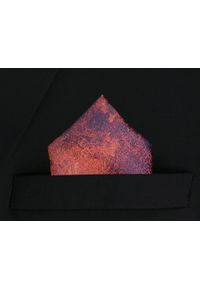Poszetka Męska, Elegancka - Alties - Odcienie Miedzi, Melanż. Materiał: poliester. Wzór: melanż #3