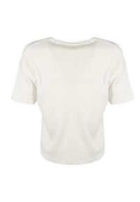 Pepe Jeans T-Shirt "Paula" | PL504476 | Paula | Kobieta | Kremowy. Okazja: na co dzień. Kolor: kremowy. Materiał: bawełna. Wzór: nadruk. Styl: casual #5