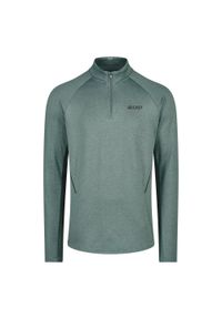 Bluzka do biegania zimowa z długim rękawem CEP męska. Kolor: zielony. Długość rękawa: długi rękaw. Długość: długie. Sezon: zima. Sport: bieganie, fitness #1