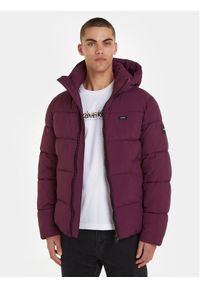 Kurtka puchowa Calvin Klein. Kolor: fioletowy. Materiał: puch #1