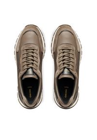Geox Sneakersy D Desya B Abx D563LB 0BC22 C6029 Brązowy. Kolor: brązowy. Materiał: skóra