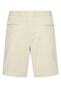 BOSS Szorty materiałowe H-Slice 50540743 Écru Regular Fit. Kolor: kremowy. Materiał: bawełna #8