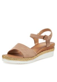 Clara Barson Espadryle WS2189-15 Beżowy. Kolor: beżowy. Materiał: materiał