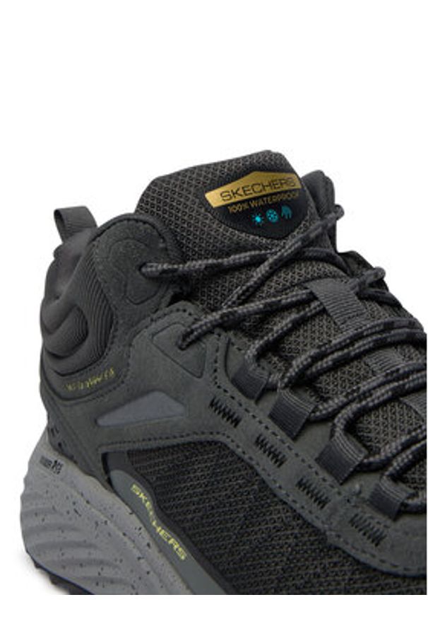 skechers - Skechers Sneakersy Bounder Rse 232961 CCLM Szary. Kolor: szary. Materiał: nubuk, skóra