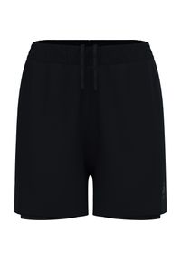 Spodenki damskie Odlo ESSENTIAL 4 INCH 2-in-1 short. Kolor: czarny. Długość: krótkie