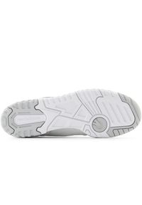 Buty unisex New Balance BB550ESD – białe. Okazja: na co dzień. Kolor: biały. Materiał: skóra. Szerokość cholewki: normalna #4