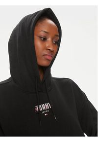 Tommy Jeans Bluza Essential Logo DW0DW17797 Czarny Relaxed Fit. Kolor: czarny. Materiał: bawełna, syntetyk #3