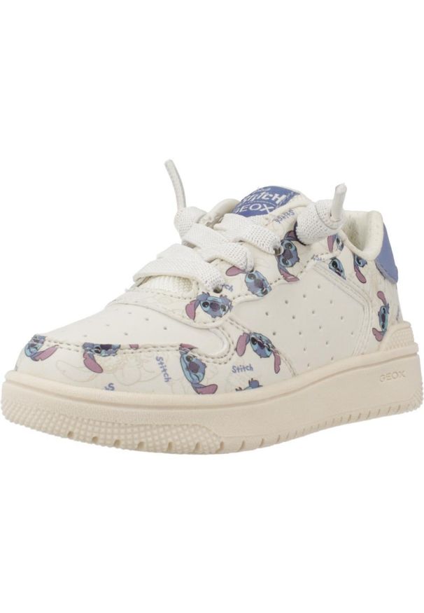 Geox - Buty GEOX J WASHIBA GIRL Beżowy. Kolor: beżowy. Materiał: tkanina, syntetyk. Sport: turystyka piesza