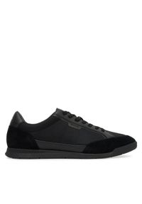 BOSS Sneakersy Nitan 50548864 Czarny. Kolor: czarny. Materiał: zamsz, skóra