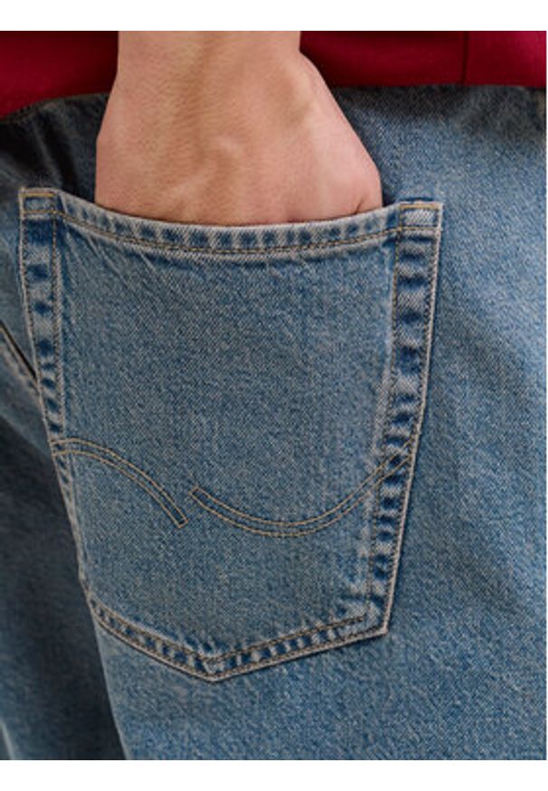 Jack & Jones Szorty jeansowe Ony Original 12289725 Niebieski Regular Fit. Kolor: niebieski. Materiał: jeans, bawełna