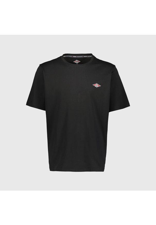 BEAR - Koszulka z małym logo misia czarna. Kolor: czarny. Sport: skateboard