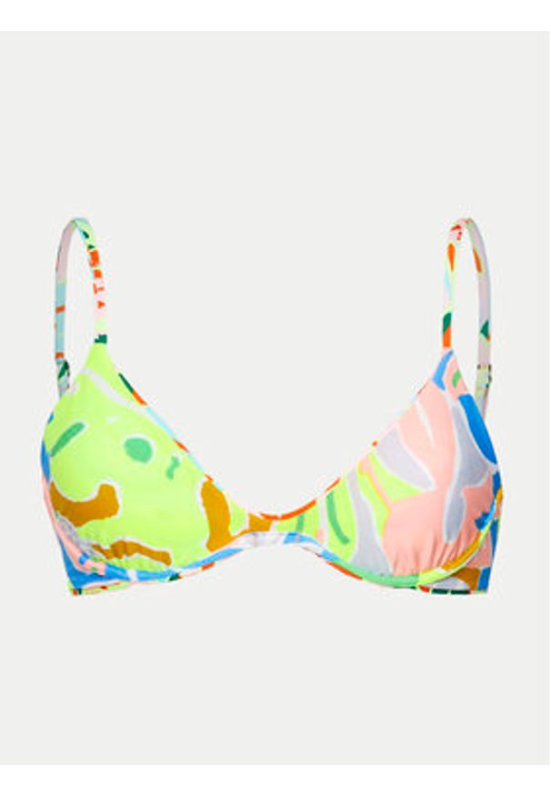 Maaji Góra od bikini Neon Leafy PT5078SUN001 Kolorowy. Materiał: syntetyk. Wzór: kolorowy