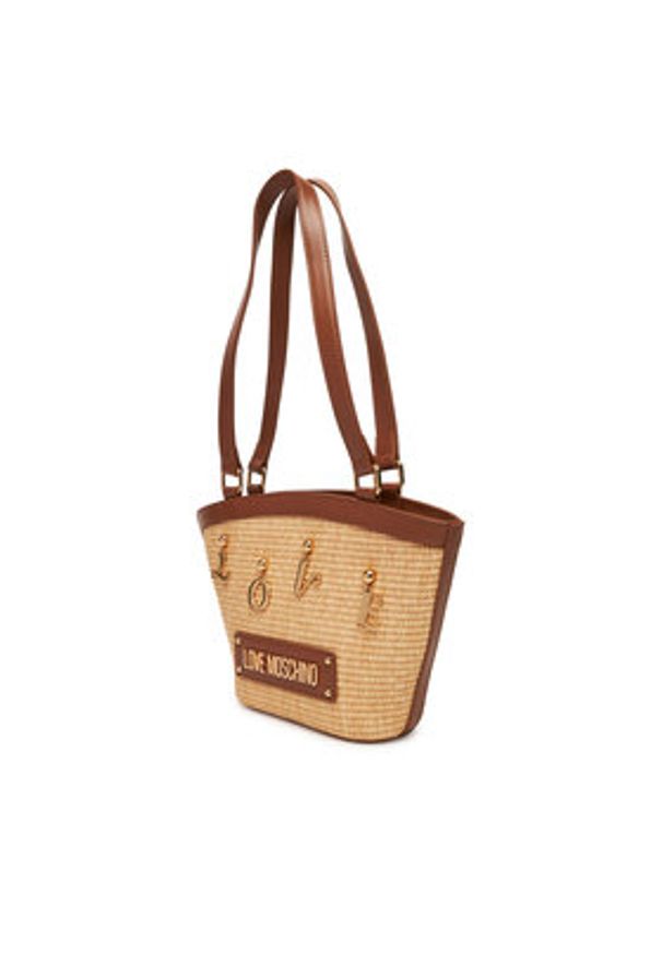 Love Moschino - LOVE MOSCHINO Torebka JC4284PP0MKN110A Brązowy. Kolor: brązowy