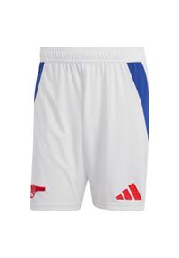 Adidas - Szorty Arsenal 24/25 Home. Kolor: biały. Materiał: materiał