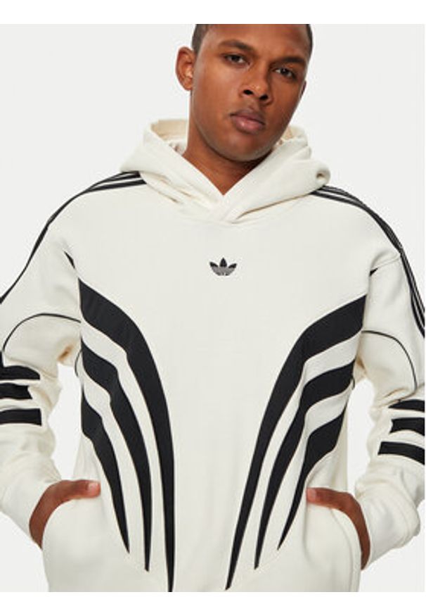 Adidas - adidas Bluza Q3 Atlanta IX6779 Biały Regular Fit. Kolor: biały. Materiał: bawełna, syntetyk