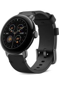 GOOGLE - Smartwatch Pixel Watch 3 (45mm), Classic Crafted Leather Band, Obsidian, Large. Rodzaj zegarka: smartwatch