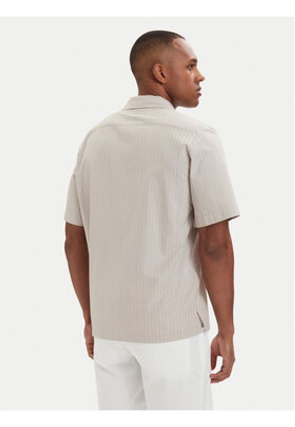 BOSS Koszula Rayer 50559321 Beżowy jasny Regular Fit. Kolor: beżowy. Materiał: bawełna