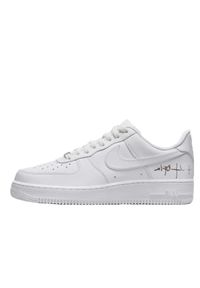 Nike - Buty do chodzenia dla dorosłych Air Force 1 Triple White. Kolor: biały. Materiał: syntetyk, tkanina, skóra, materiał. Model: Nike Air Force. Sport: turystyka piesza