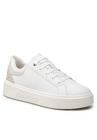 Geox Sneakersy D Nhenbus D168DA 085BN C0007 Biały. Kolor: biały. Materiał: skóra