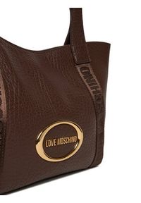 Love Moschino - LOVE MOSCHINO Torebka JC4337PP0NK1431A Brązowy. Kolor: brązowy. Materiał: skórzane #5