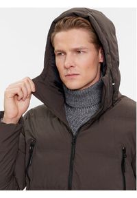 4f - 4F Płaszcz zimowy 4FAW23TDJAM246 Khaki Regular Fit. Kolor: brązowy. Materiał: syntetyk. Sezon: zima