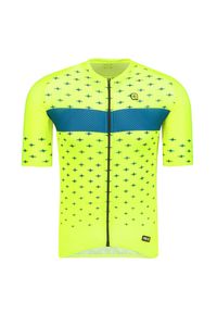 ALÉ CYCLING - Koszulka rowerowa ALE CYCLING STARS. Kolor: żółty. Materiał: materiał. Długość: długie