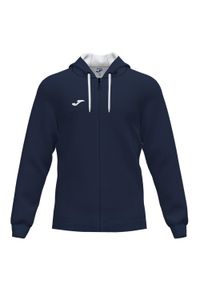 Bluza do tenisa męska Joma ZIP-UP HOODIE navy white. Kolor: niebieski. Sport: tenis #1