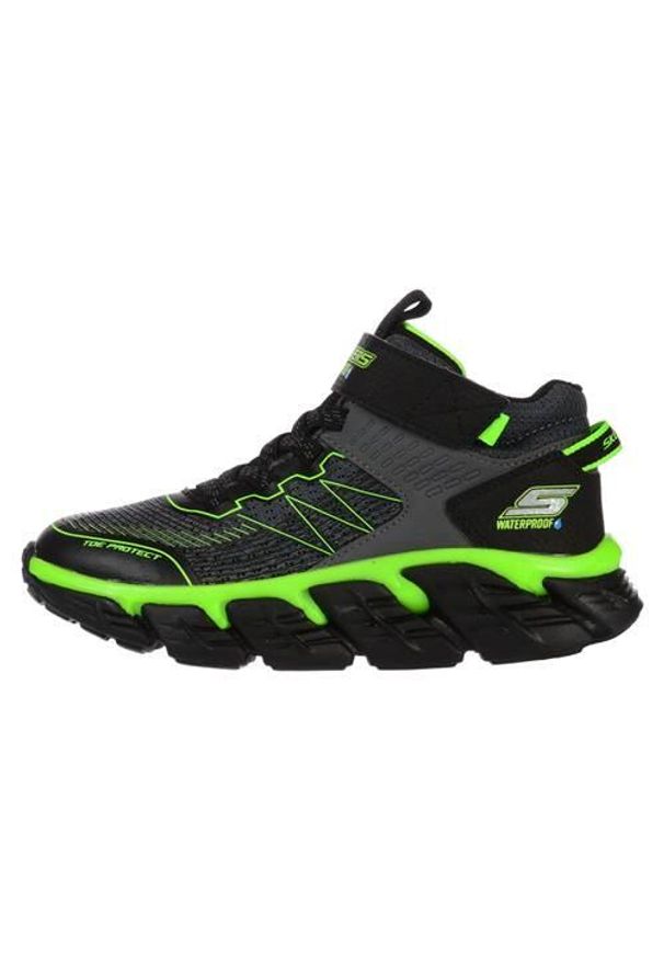 skechers - Buty zimowe chłopięce, Tech-Grip - High-Surge. Kolor: czarny. Materiał: materiał, syntetyk. Sezon: zima. Styl: sportowy. Model: Skechers Sport. Sport: turystyka piesza