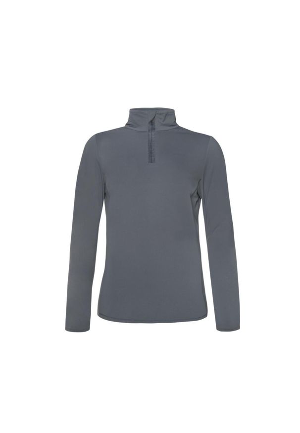 Damski polar z zamkiem błyskawicznym 1/4 Protest Fabriz. Kolor: wielokolorowy, niebieski, szary. Materiał: polar. Sezon: zima. Sport: narciarstwo