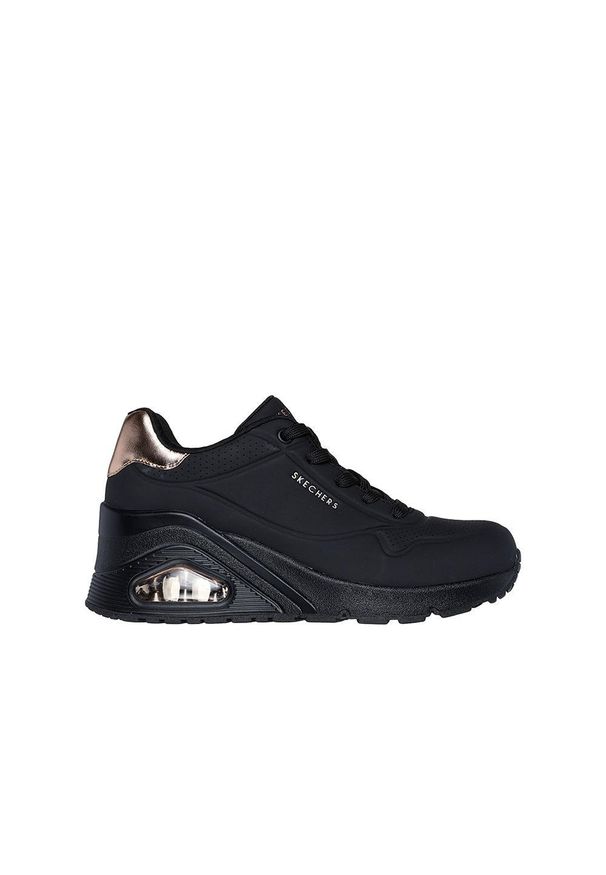 skechers - Buty damskie SKECHERS Uno Wedge Hi Steps. Okazja: na co dzień. Kolor: czarny